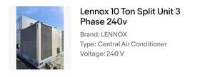 Els120s4st1y Lennox 10 Ton 3 Phase Air Conditioner