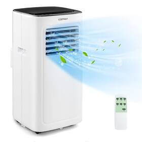 Pemberly Row Pr-4753-2829596 6000 Btu 9000 Ashar Portable Air Conditioner In White