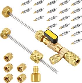 It0307-mdus  Wadeo Valve Core Remover Installer Tool With Dual Size Sae 1/4 And 5/16 Port