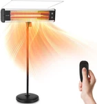 Infrared Patio Heater, Electric For Indoor/outdoor Use, Portable St. Fixed Price $241.99.