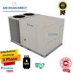 7.5 Ton Daikin Commercial Package Unit Gas/electric 11.2 /14.8 Ieer R32. Fixed Price $10351.48.