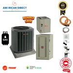 3.5 Ton Trane Gas Split System 14.3 SEER2 80K Btu % Air Conditioner Bundle. Fixed Price $6659.99.
