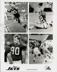 Press Photo New York Jets Football Player Denis Byrd In Game Action - AFA10451. Fixed Price $24.99.