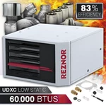 Reznor Udxc 60,000 Btu Ng/lp Gas Heater Garage & Shop Unit, Low Static, Venting. Fixed Price $1664.00.