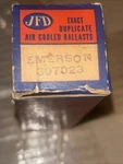 Jfd Exact Duplicate Television Air Cooled Ballast Emerson 397023 Nos Post War. Fixed Price $29.99.