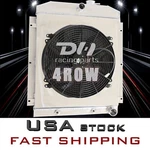 4ROW Alu Radiator+shroud+fan For 1947-54 Chevy Truck Fleet Master/tline 3.5/3.8L. Fixed Price $269.00.