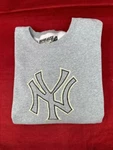 Majestic Homebase Collection Vtg Gray Ny New York 2XL Sweatshirt Zip 10451 Never. Fixed Price $59.95.