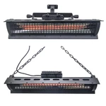 Electric Wall Mounted Patio Heater Outdoor Infrared 1500W Waterproof W/ Remote. Fixed Price $169.99.