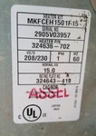 Carrier MKFCEH1501F15 Electric Heater Serial 2905V03957 P/N324636-702 #10. Fixed Price $200.00.