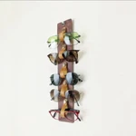 Sunglasses Holder Wall, Leather Organizer, Eyeglass Storage Display. Fixed Price $34.00.