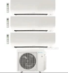 Daikin 9K + 18K Btu Tri Zone Ductless Split Heat Pump Air Conditioner R32. Fixed Price $6885.00.
