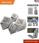Precision Laser-cut 17 Gauge Steel Welding Coupons Ideal For Skill Development. Fixed Price $25.97.