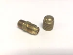 Jb Industries, A31482, Half Union W/valve Core & Cap 1/8MPT X 1/4MALE Flare. Fixed Price $5.95.