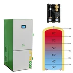 Robin Wood 24 Kw Pellet Boiler With Ps 800 Buffer Tank And Return Flow Boost. Fixed Price $6896.75.