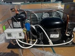New Embraco ULNT6222GKJV Condensing Unit R404A 115V 1PH 1.5HP Medium Temp Cooler. Fixed Price $1389.00.