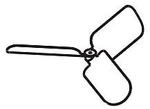 York S1-32634097000 Propeller Fan Blade 22 Inch Diameter Clockwise Rotation. Fixed Price $89.58.