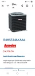 2 Ton Arcoaire Heat Pump Split System. Fixed Price $2400.00.