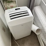 Lg Portable Air Conditioner 7300/11000 Btu Smart Home Remote Control 115V White. Fixed Price $188.99.