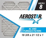 Aerostar 16.375X21.5X1 Merv 8 - Count High Efficiency Pleated Hvac,.... Fixed Price $69.97.