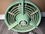 Vintage General Electric Atomic Green Heater Fan. Fixed Price $50.00.
