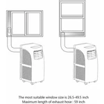 Pemberly Row 8000 Btu Air Conditioner & Dehumidifier Remote W/ Window Kit White. Fixed Price $425.05.