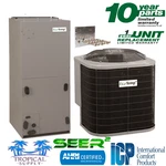 2.5 Ton 14.3 SEER2 Pump Icp System R454B Condenser, Air Handler, Heater. Fixed Price $3595.00.
