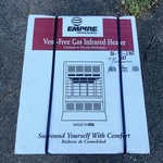 New Empire SR-18T Infrared Vent-free Heater 18000 Btus Nat. Fixed Price $300.00.
