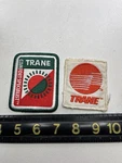 Vtg 2 Patches Trane Heating Cooling Hvac Air Conditioning Lot T199. Fixed Price $10.19.