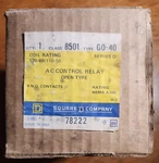 Square D 8501 GO-40 Ac Control Relay 78222. Fixed Price $25.00.