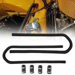 2PC 44" Flexible Stainless Steel Heater Hose Kit Fits 5/8" & 3/4" Connections. Fixed Price $33.00.