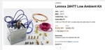 Lennox 24H77 Low Ambient Kit! Single-compressor Condensing Units Hvac Repair. Fixed Price $90.46.
