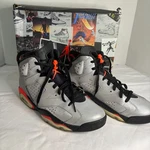 Nike Jordan 6 Retro Sp CI4072-001 Reflect Silver Infrared Black W/ Box. Fixed Price $69.99.