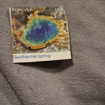 Used Stamp Geothermal Spring Blue Green Yellow Forever United States. Fixed Price $8.67.