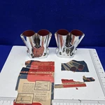 1950S Twin Jet Exhaust Tips Nos Nib Perfect Bolt On Low Riders Never Used Wow. Fixed Price $140.00.