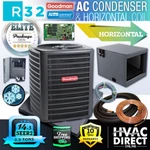 Goodman 3.5 Ton Central Air Conditioning Condenser & Horizontal Coil Ac System. Fixed Price $3689.00.