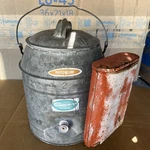 Vintage Gott Gotkool 2 Galvanized Water Cooler Rare Ajax Cup Dispenser. Fixed Price $69.95.