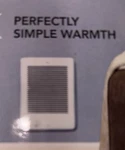 Cadet Electric Wall-mount Heater, Recessed, 1500/1125W W, 240/208V Ac,. Fixed Price $85.00.