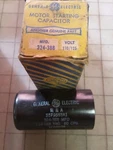 Mars General Electric Start Capacitor 110-125 V 324-388 Mfd / 35F955BA1. Fixed Price $10.00.