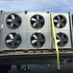 New Factory Overstock Bohn BNLD06A042 Air Cooled Condenser 2X3 Fan. Fixed Price $19000.00.