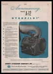 1945 Sperry Gyroscope Great Neck New York Aircraft A-12 Gyropilot Unit Print Ad. Fixed Price $11.16.