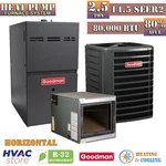 Goodman 2.5 Ton 14.5 SEER2 Heat Pump & Gas Furnace System 80% Afue 80K Btu R32. Fixed Price $5057.00.
