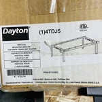 Dayton 4TDJ5 Mounting Bracket For Heaters 4TDH6 Thru 4TDH9, & 4TDJ1 4TDJ2. Fixed Price $489.99.