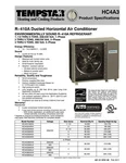 Tempstar HC4A318AKA100 R410A, 13 Seer 18,000BTU 208/230V Air Conditioner. Fixed Price $800.00.