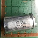 4UF 330VAC Sprague Motor Start Capacitor P47365 Industrial Paper -10% +100%. Fixed Price $29.56.