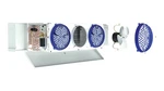 Bohn LEL0055AS6AMAB0200 Evt High Efficiency Evaporator 5500 Btu 115V. Fixed Price $2216.12.