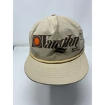 Vintage 80S Vaughn Water Heaters Rope Hat Made Usa Leather Strapback Tan. Fixed Price $38.99.