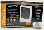 240-VOLT 2,000-WATT Com-pak In-wall Fan-forced Electric Heater With Thermostat. Fixed Price $78.99.
