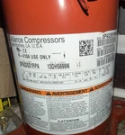 Alliance Compressors SPA026B1RPA Hermetic R-410A 208-230V 370 Phase. Fixed Price $499.99.