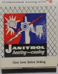 Janitrol Heating Cooling Matchbook Vintage Buffalo Ny Chas P Olear & Sons Cover. Fixed Price $8.41.
