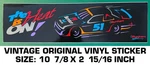Burnham Racing The Heat Is On - Vintage Original Decal Sticker Nascar. Fixed Price $9.42.